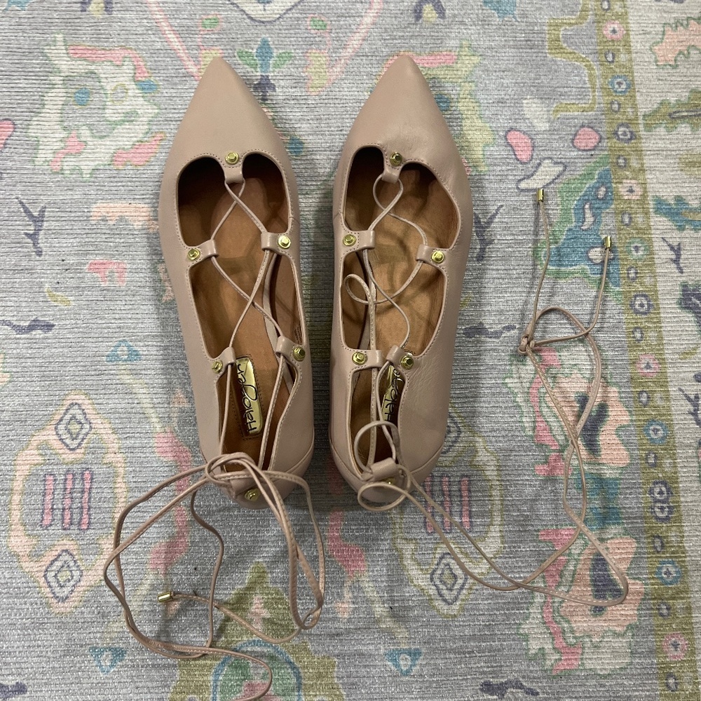 Halogen lace up shoe